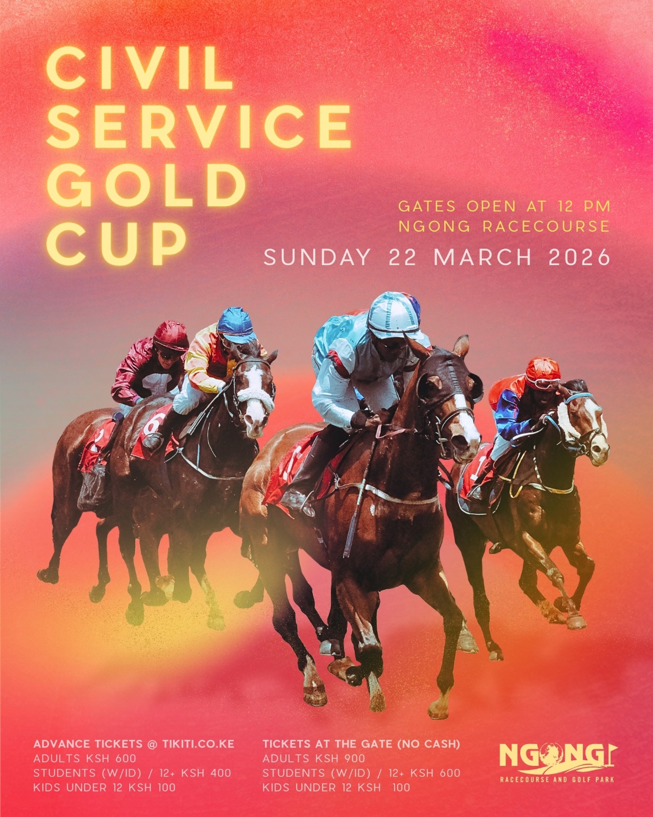 Civil Service Gold Cup Poster