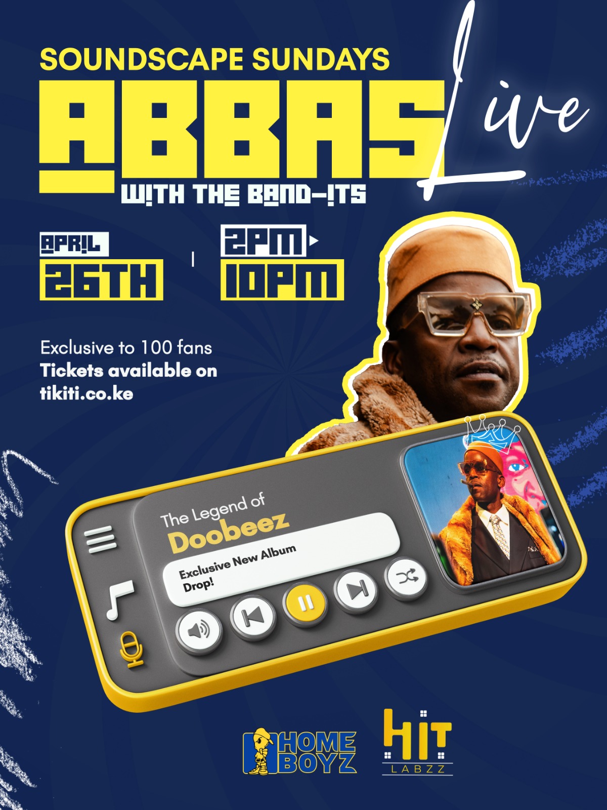 Soundscape Sundays: Abbas LIVE Poster