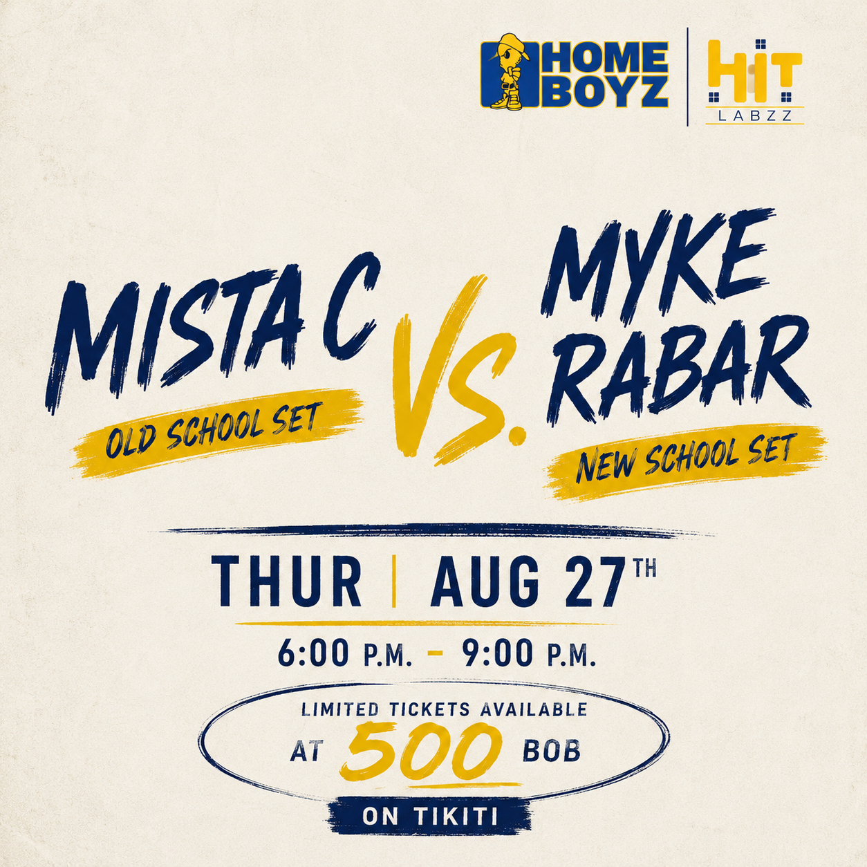 MistaC vs Myke Rabar Poster