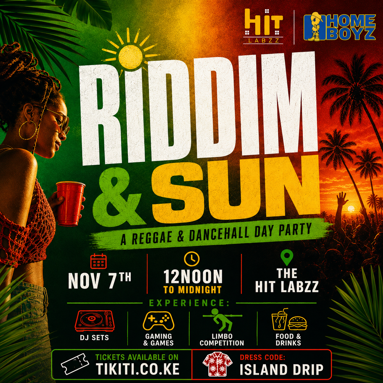 Riddim & Sun Poster