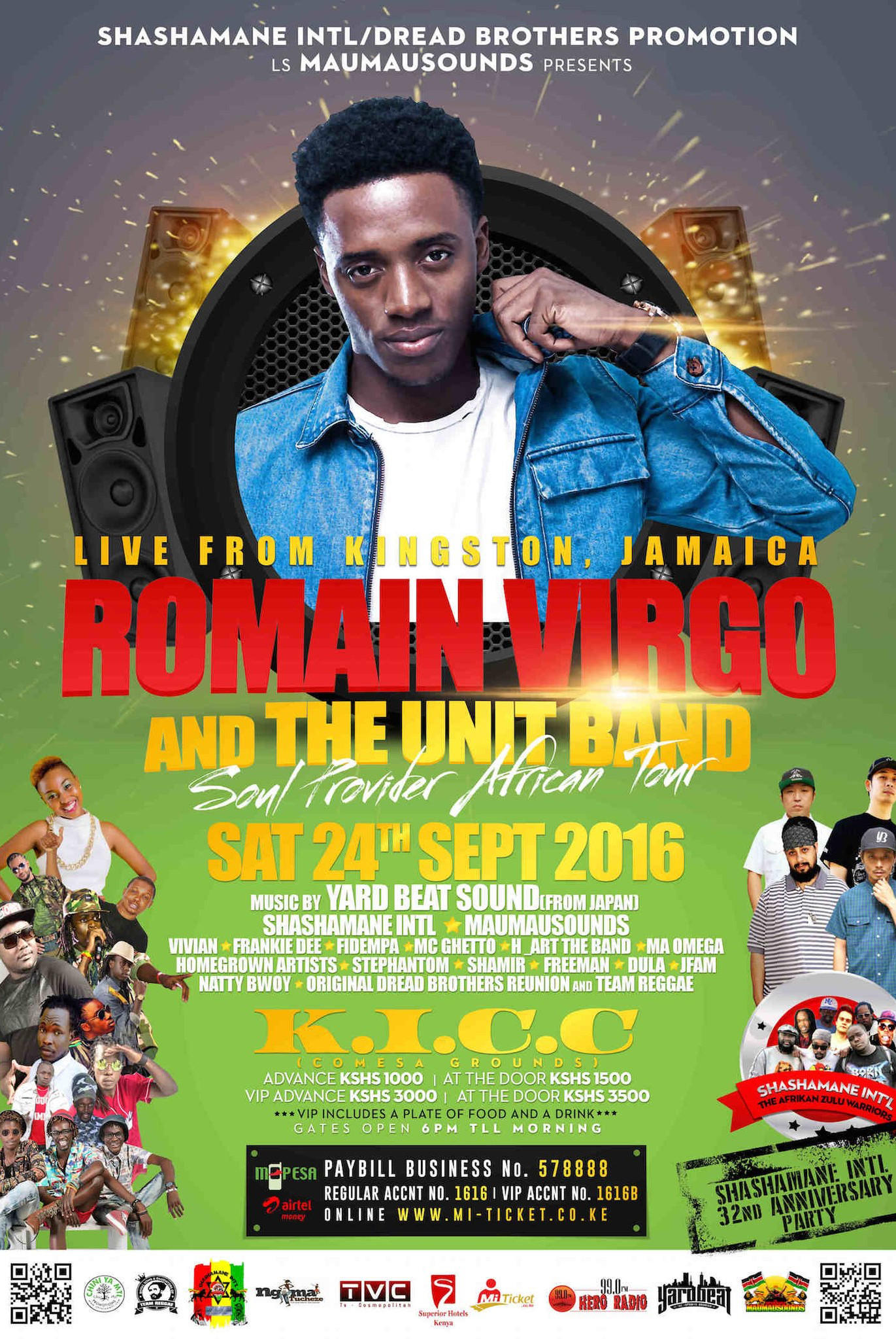 Romain Virgo & The Unit Band Poster