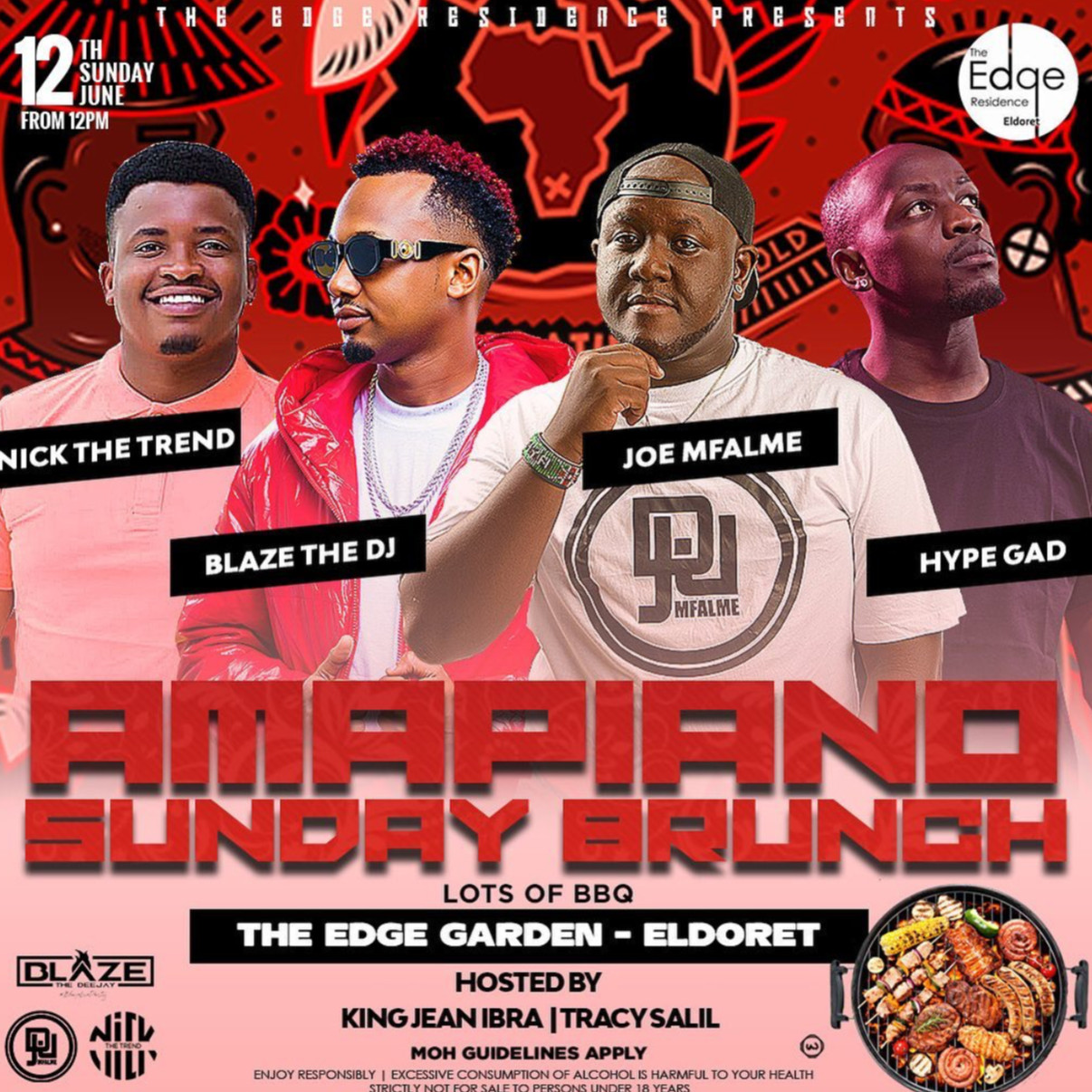 Amapiano Sunday Brunch Poster