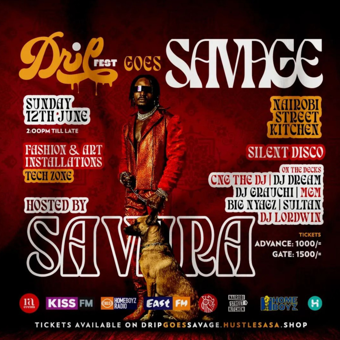 Drip Fest goes Savage Poster