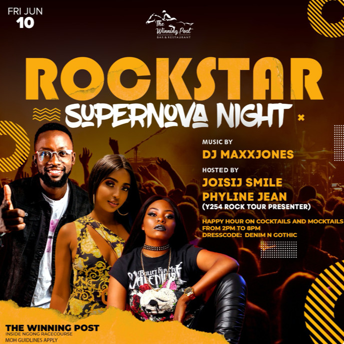 Rockstar Supernova Night Poster