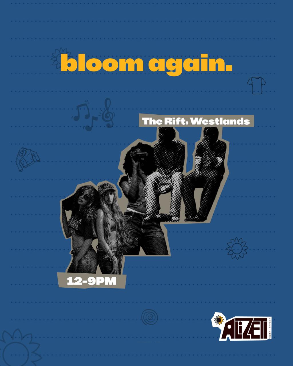bloom again. Poster