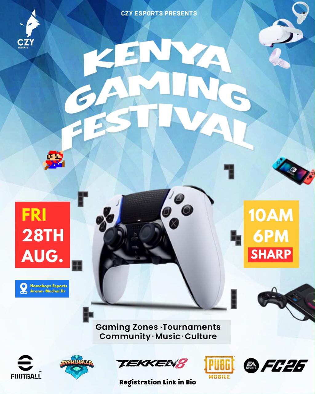 Kenya Gaming Festival Poster