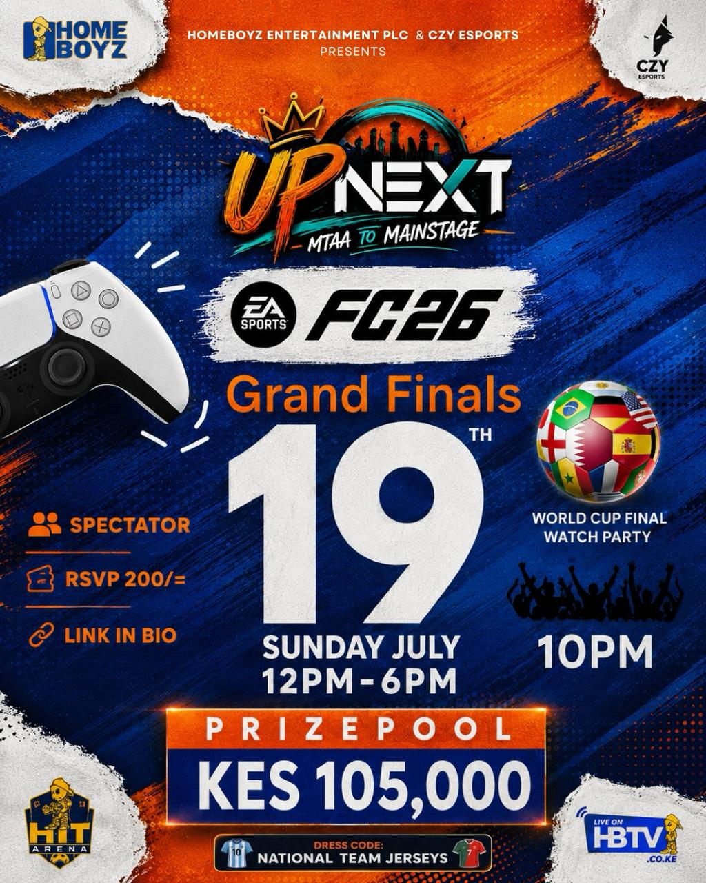 UPNext FC 26 Grand Finals Poster